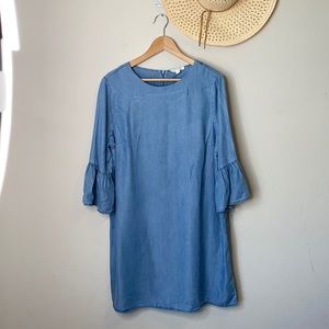 Beach Lunch Lounge Denim Babydoll Summer Dress